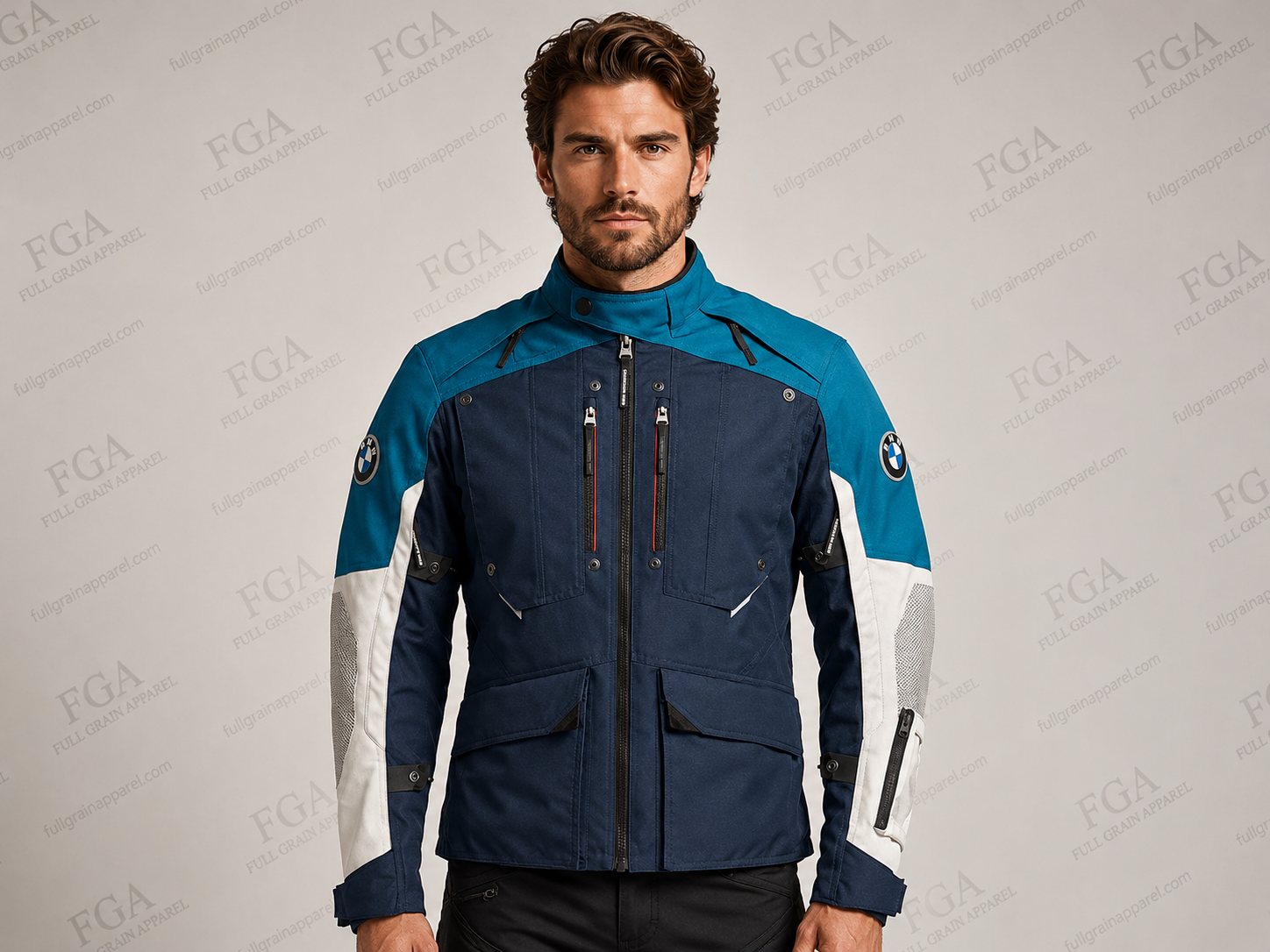 Men's BMW GS Rallye Motorcycle Jacket | Full Grain Apparel