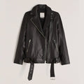 Women’s Black Lambskin Leather Biker Jacket | Luxury Soft-Touch Moto | Full Grain Apparel