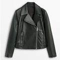 Women’s Black Biker Leather Jacket | Essential Full-Grain Moto | Full Grain Apparel