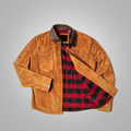 Men’s "Midnight Frontier" Suede Jacket | Premium Brown Calf Suede | Authentic Hand-Cut Fringe Western Jacket | Full Grain Apparel