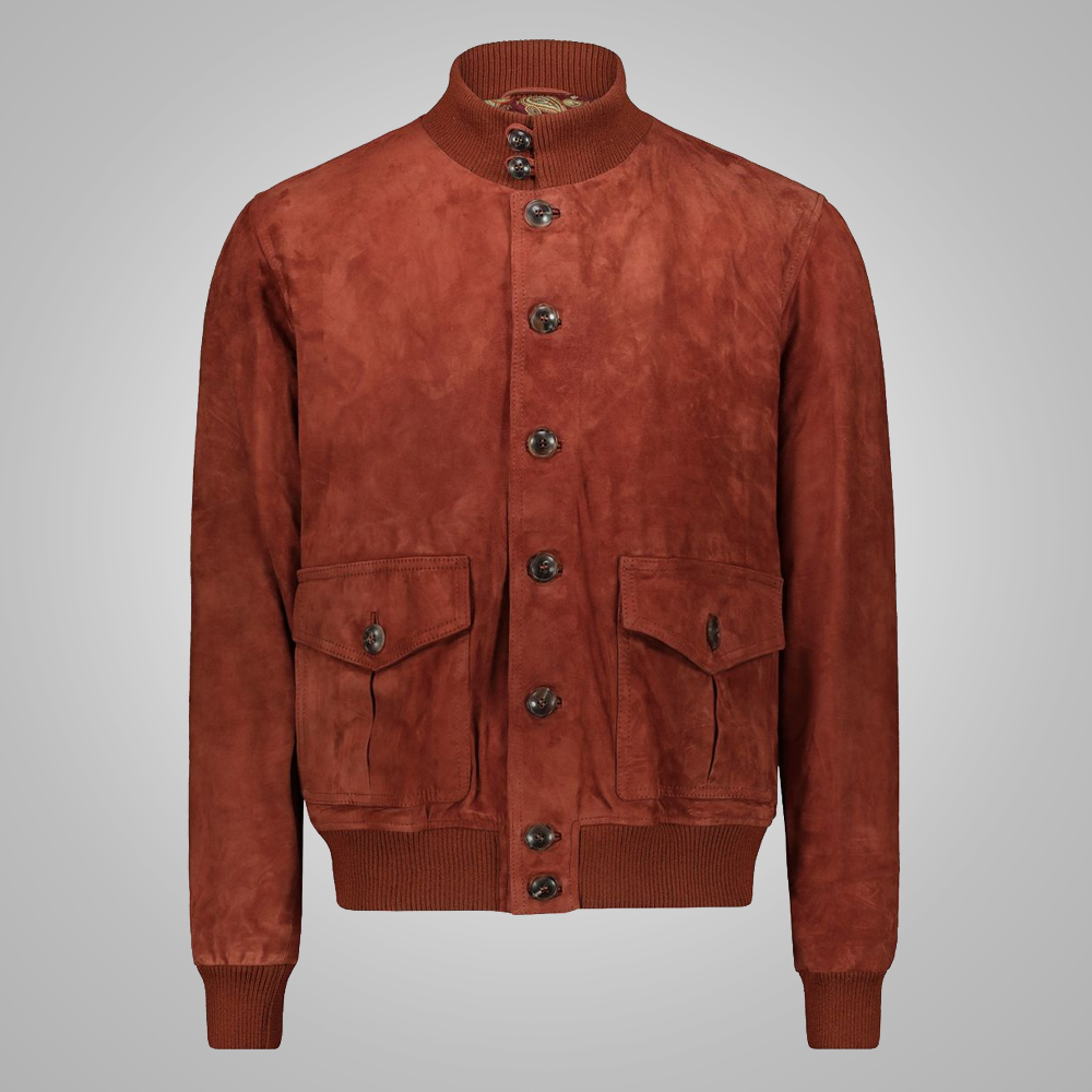 Men’s "Apex Raider" Aviator-Biker Hybrid | Premium Brown Sheepskin | Full Ginger Shearling | Full Grain Apparel