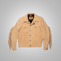 Men’s "Iron-Spirit" Western Jacket | Premium Brown Grain Leather | Native American Heritage Moto-Field Hybrid | Full Grain Apparel