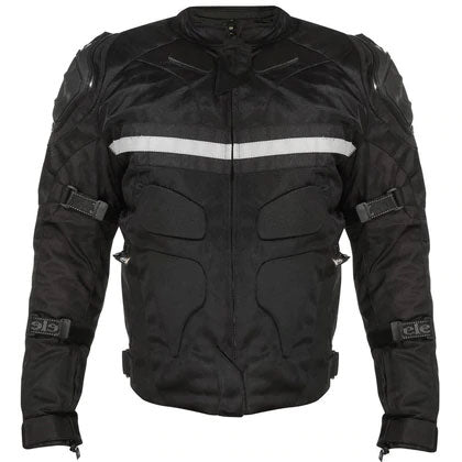 Men’s ‘Roll Out’ Black Tri-Tex Motorcycle Jacket | X-Armor Tactical Outerwear | Full Grain Apparel