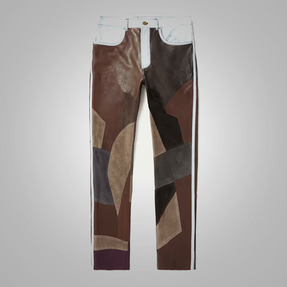 Men’s "Spectrum Elite" Fashion Trousers | Premium Multi-Color Selection | Genuine Sheepskin Designer Leather Pants | Full Grain Apparel