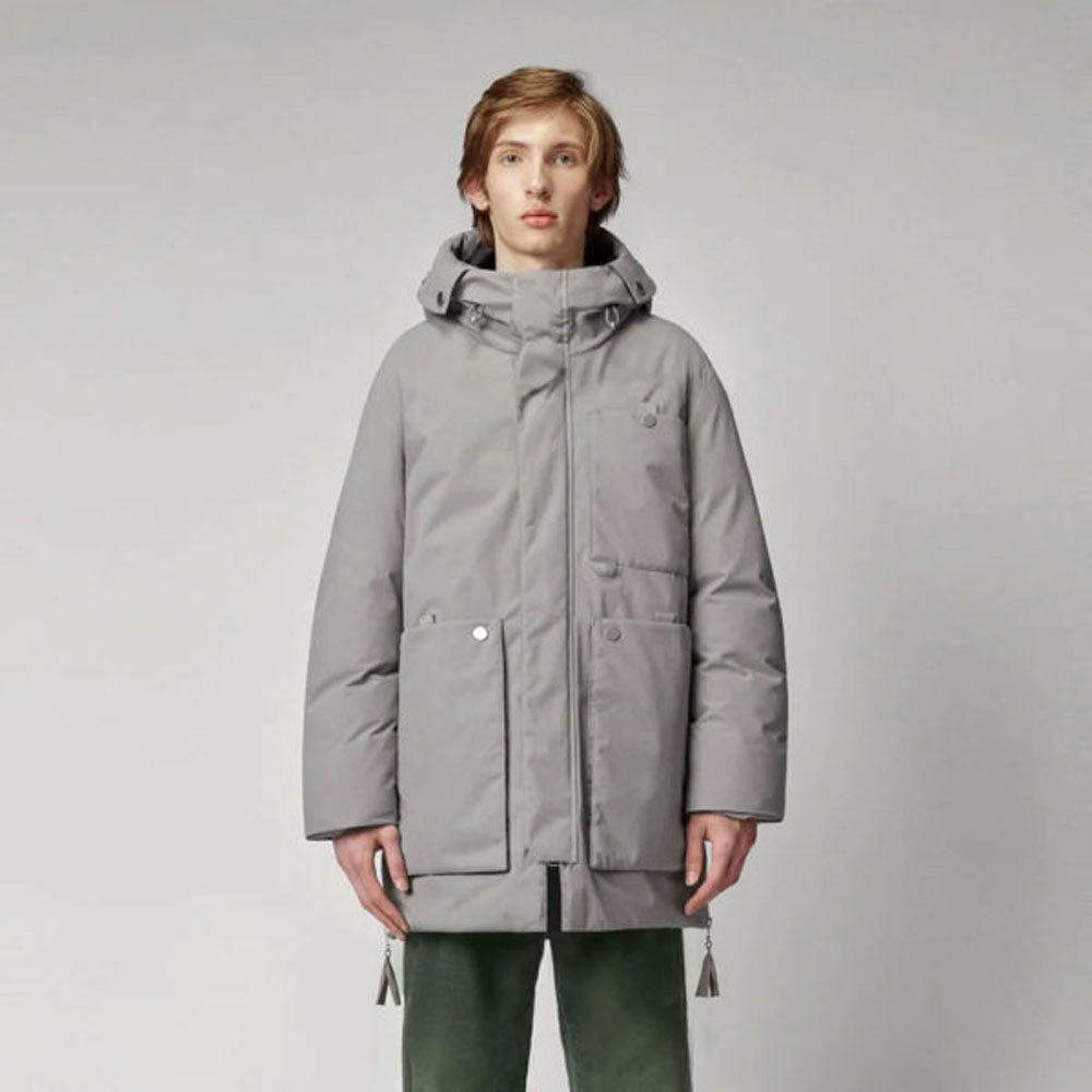 Parka de invierno ultrarresistente para hombre | Abrigo ártico táctico Weather-Shield | Prendas de piel plena flor