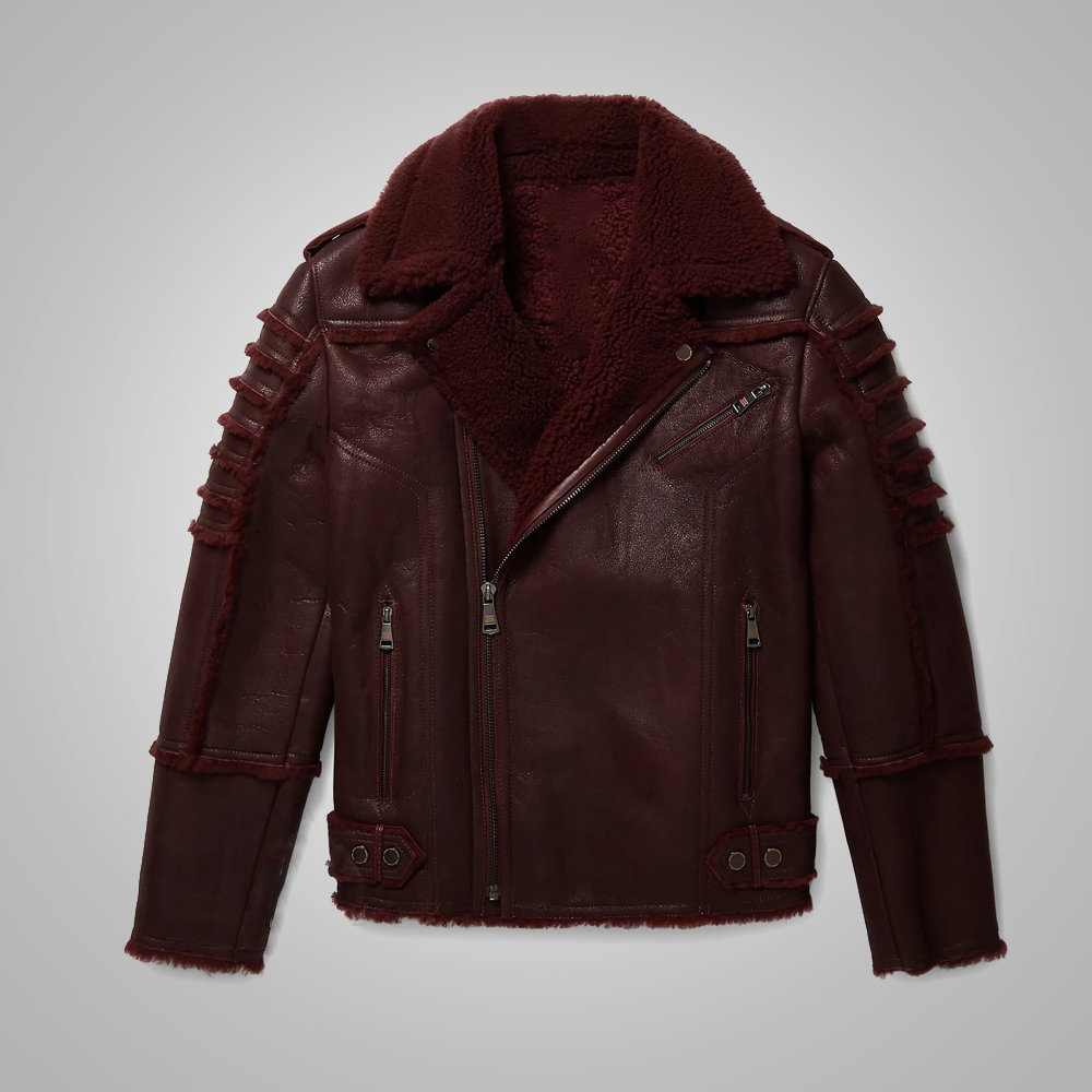 Men’s "Summit-Standard" B3 Aviator | Real Brown Sheepskin | Heritage Shearling Bomber Flying Jacket | Full Grain Apparel