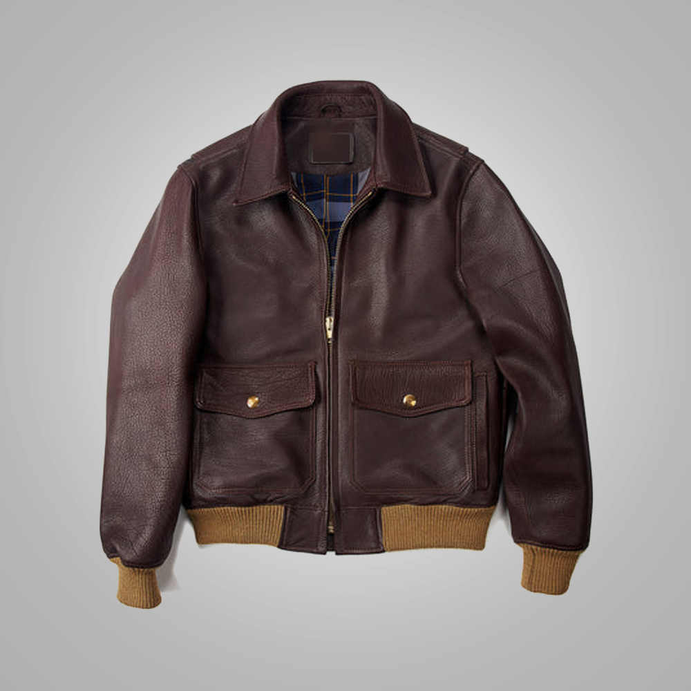 Men’s "Vertical Limit" A2-RAF Hybrid | Premium Brown Sheepskin | Full Shearling-Lined Flight Armor | Full Grain Apparel
