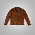 Men’s "Midnight Range" Western Jacket | Premium Chocolate Brown Suede | Authentic Hand-Cut Fringe & Heritage Yokes | Full Grain Apparel