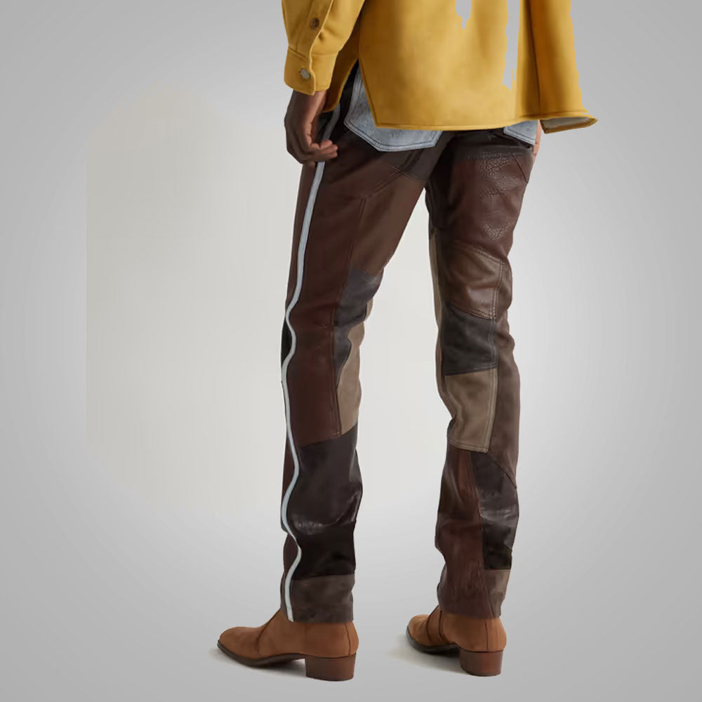 Men’s "Spectrum Elite" Fashion Trousers | Premium Multi-Color Selection | Genuine Sheepskin Designer Leather Pants | Full Grain Apparel