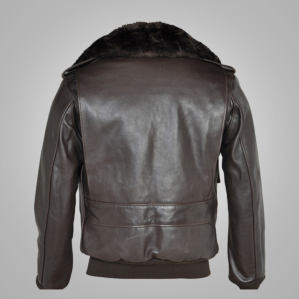 Men’s "Aviation Elite" Hybrid | Premium Brown Cowhide | RAF x A-2 Commander Flight Jacket | Full Grain Apparel