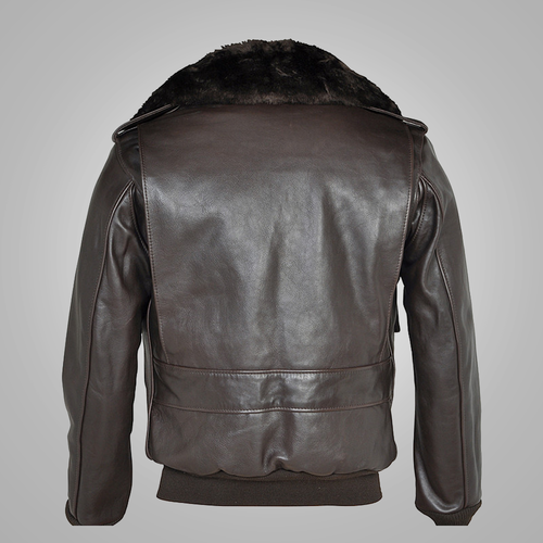 Híbrida "Aviation Elite" para Hombre | Piel de Vacuno Marrón de Primera Calidad | Chaqueta de Vuelo RAF x A-2 Commander | Prenda de Piel de Grano Completo