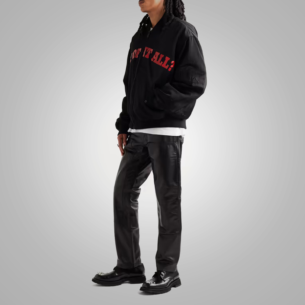 Men’s "Arctic-Skin" Shearling Jeans | Premium Black Sheepskin | Ultra-Slim Skinny Leather Trousers with Fur Lining | Full Grain Apparel