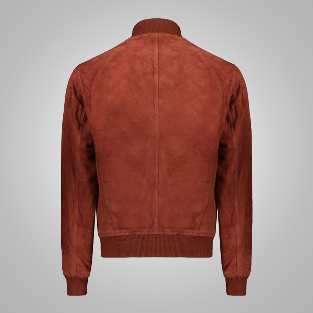 Aviador-Motero Híbrido "Apex Raider" para hombre | Piel de oveja marrón premium | Borrego de jengibre completo | Ropa de plena flor