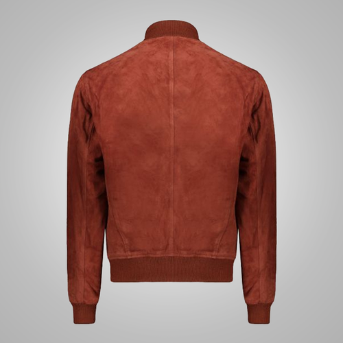 Aviador-Motero Híbrido "Apex Raider" para hombre | Piel de oveja marrón premium | Borrego de jengibre completo | Ropa de plena flor