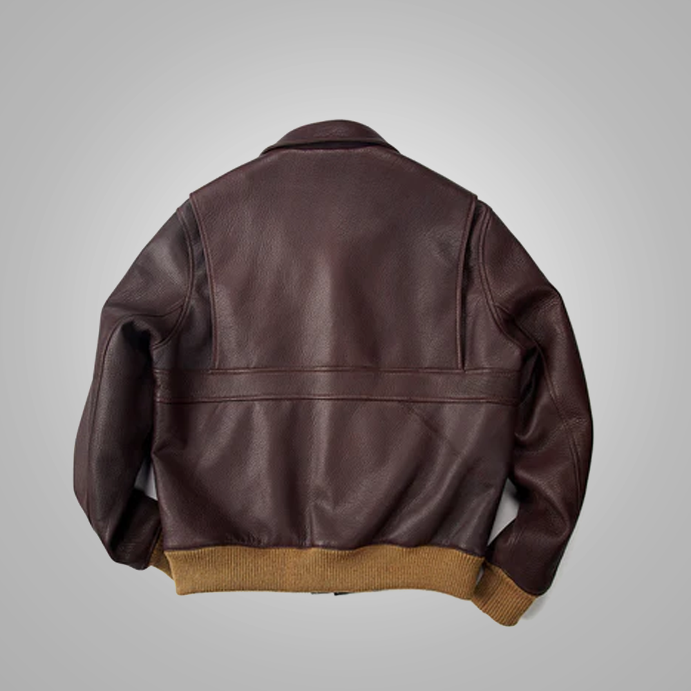 Men’s "Vertical Limit" A2-RAF Hybrid | Premium Brown Sheepskin | Full Shearling-Lined Flight Armor | Full Grain Apparel