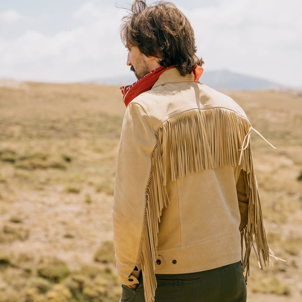 Chaqueta Western "Iron-Spirit" para Hombre | Cuero de Grano Marrón Premium | Híbrido Moto-Field de Herencia Nativa Americana | Prenda de Cuero de Grano Completo