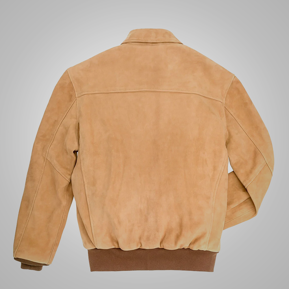 Aviador "Hybrid Commander" para hombre | Cuero A-2 prémium marrón | Forro de borreguillo integral B3-Spec | Prenda de cuero de plena flor