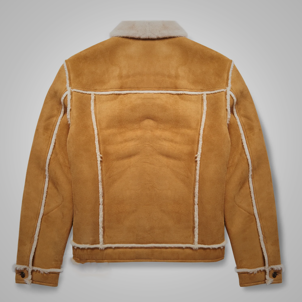 Men’s "Sky-Marshal" B3 Aviator | New Edition Real Sheepskin | Premium Heritage Shearling Bomber Jacket | Full Grain Apparel