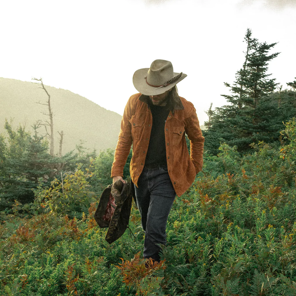 Men’s "Midnight Frontier" Suede Jacket | Premium Brown Calf Suede | Authentic Hand-Cut Fringe Western Jacket | Full Grain Apparel