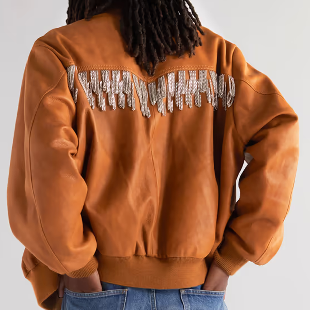 Chaqueta Western "Outlaw-Elite" para Hombre | Piel de Oveja de Ante Marrón de Primera Calidad | Flecos Cortados a Mano y Estilo Vaquero Tradicional | Prenda de Piel de Grano Completo