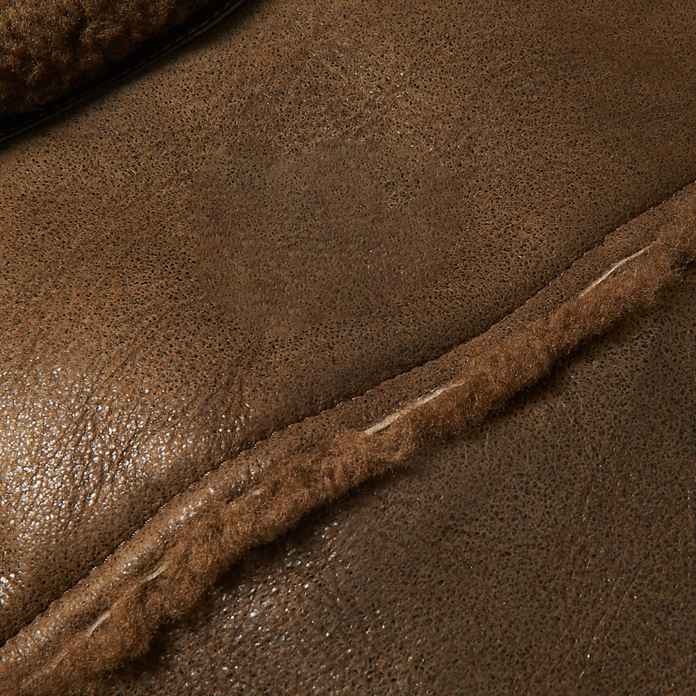 Men’s "Canyon-Flight" B3 Aviator | Real Brown Sheepskin | Authentic Shearling Bomber Flying Jacket | Full Grain Apparel
