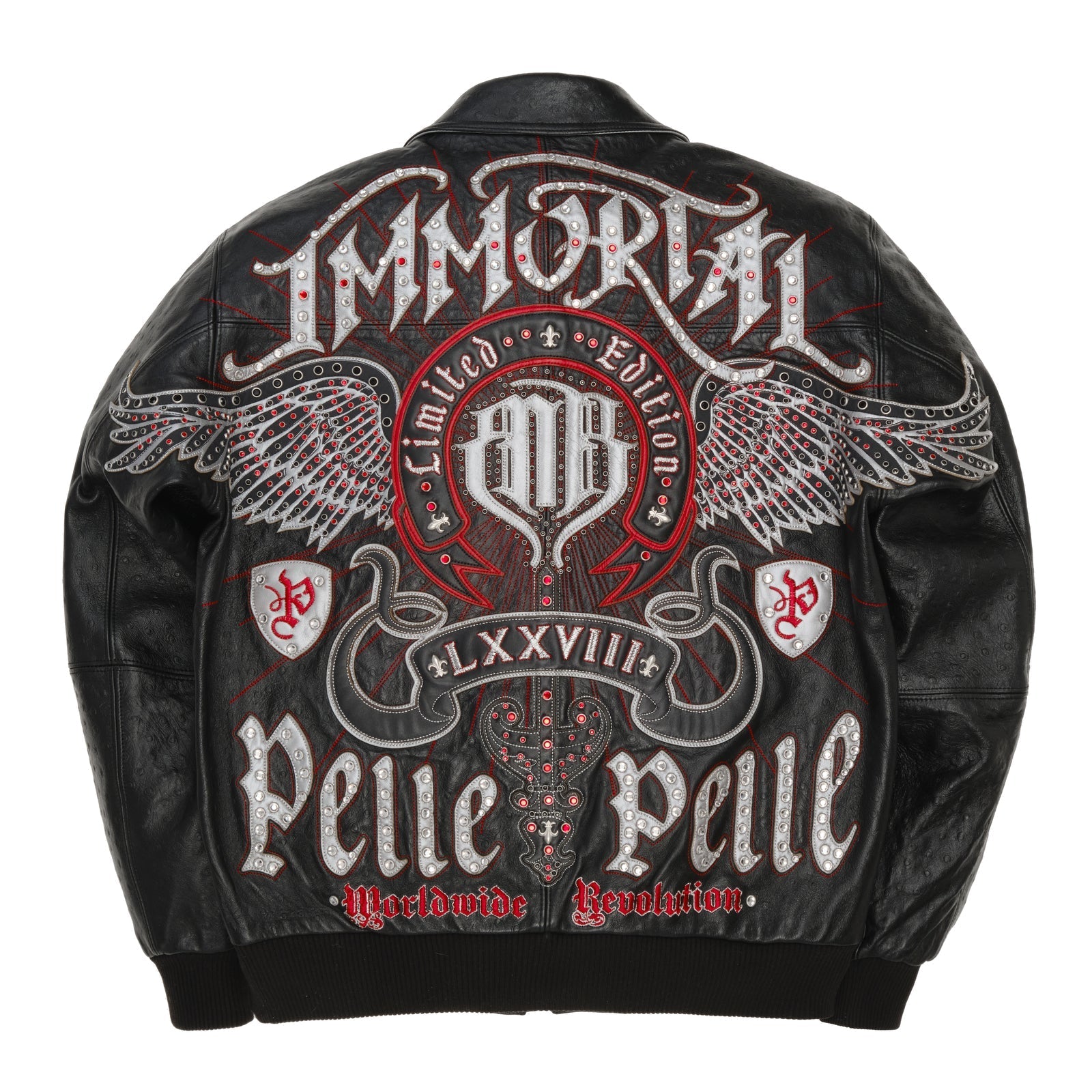 Men’s "Immortal-Legend" 2026 | 100% Genuine Full-Grain Cowhide | Pelle Pelle Inspired Luxury Urban Leather Jacket | Full Grain Apparel