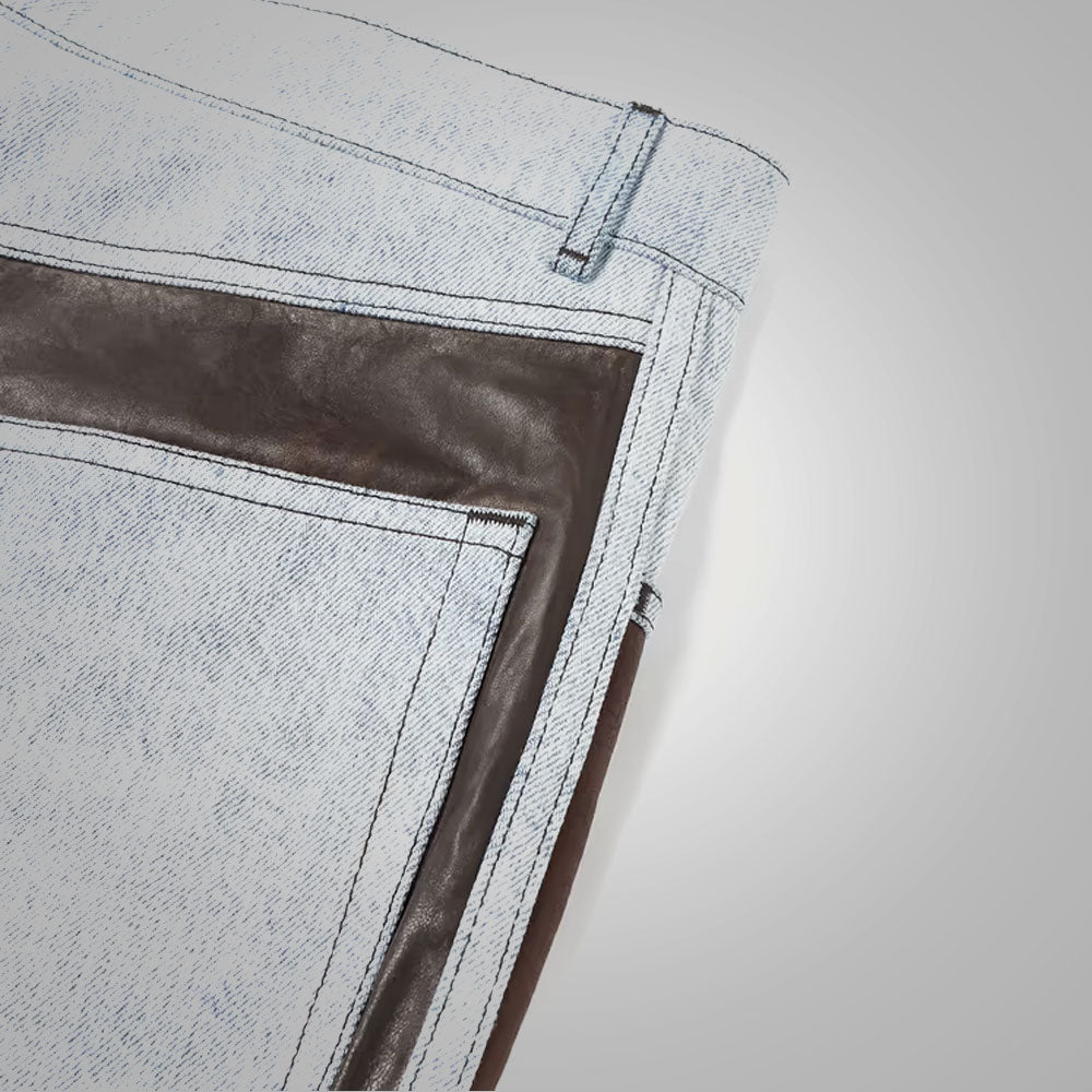 Pantalones de Moda Masculinos "Spectrum Elite" | Selección Premium Multicolor | Pantalones de Piel de Oveja de Diseñador Genuinos | Prenda de Piel de Grano Completo