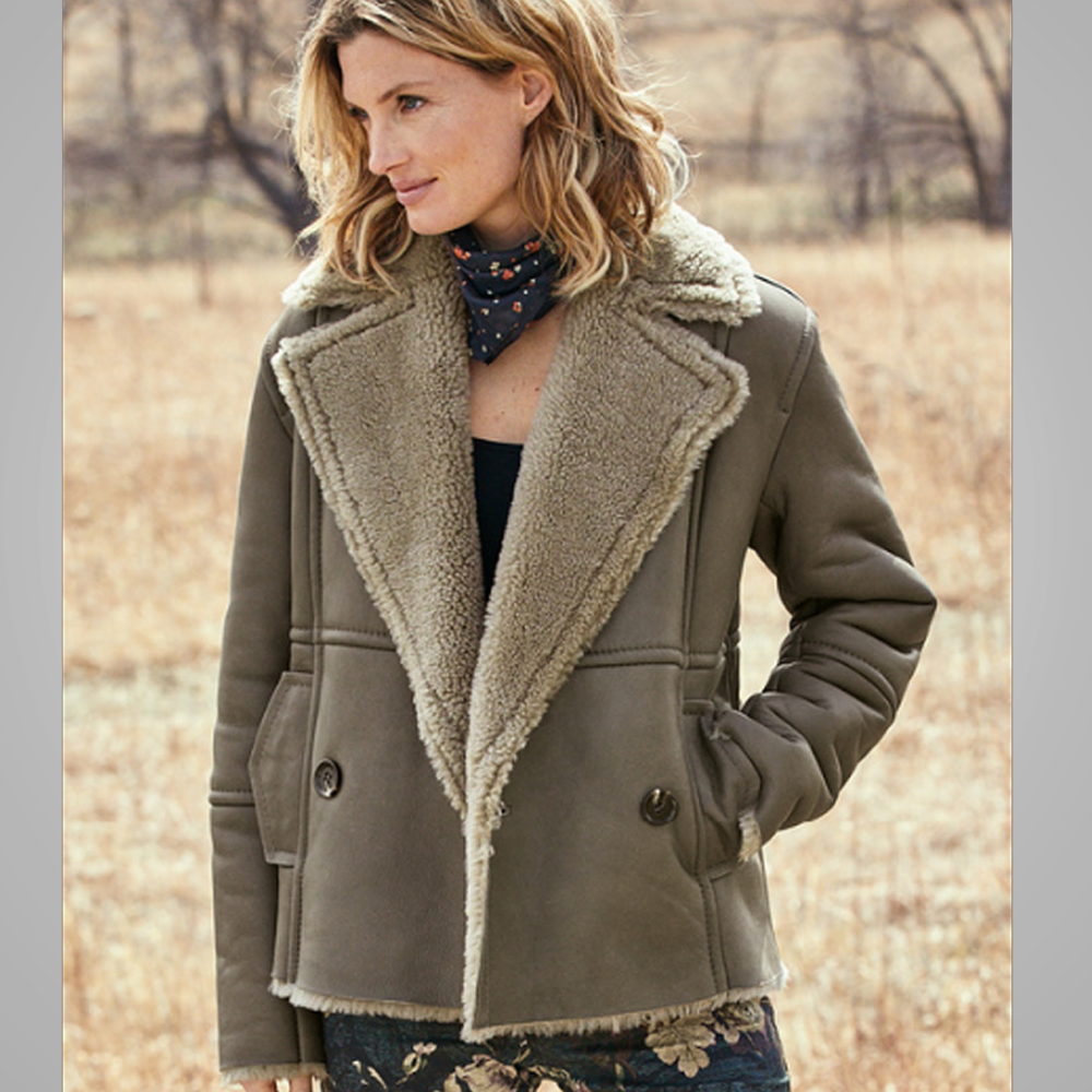 Women’s "Cloud-Struck" B3 Aviator | Premium Top-Grain Leather | Authentic Sheepskin Real Fur Bomber Jacket | Full Grain Apparel