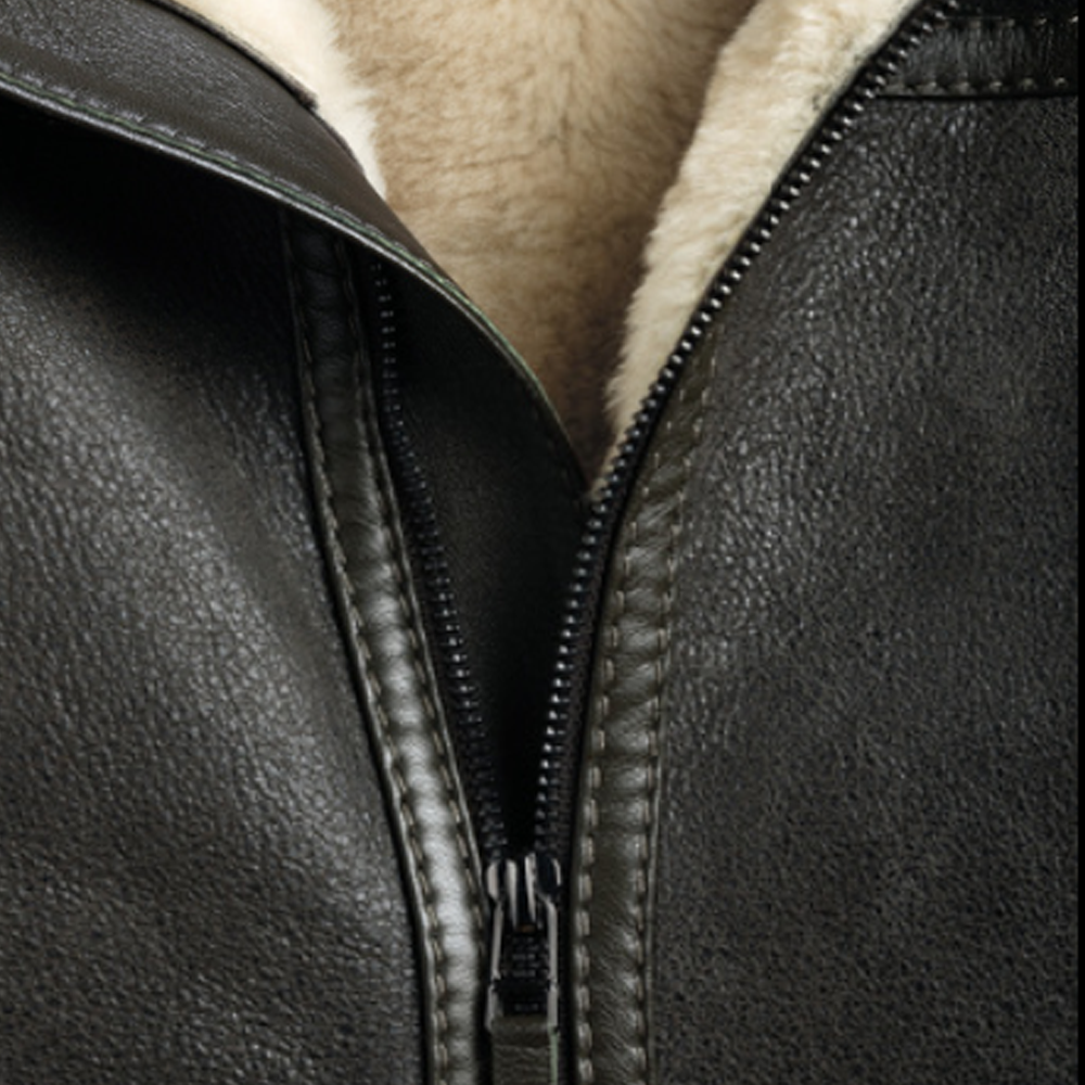 Women’s "Royal Wing" B3 Aviator | Premium Brown Leather | Authentic RAF Style Shearling Bomber Jacket | Full Grain Apparel