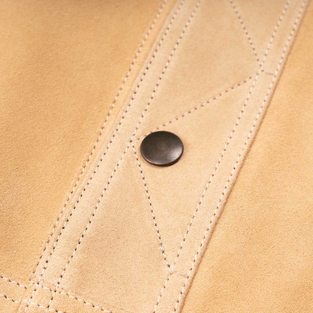 Chaqueta Western "Iron-Spirit" para Hombre | Cuero de Grano Marrón Premium | Híbrido Moto-Field de Herencia Nativa Americana | Prenda de Cuero de Grano Completo