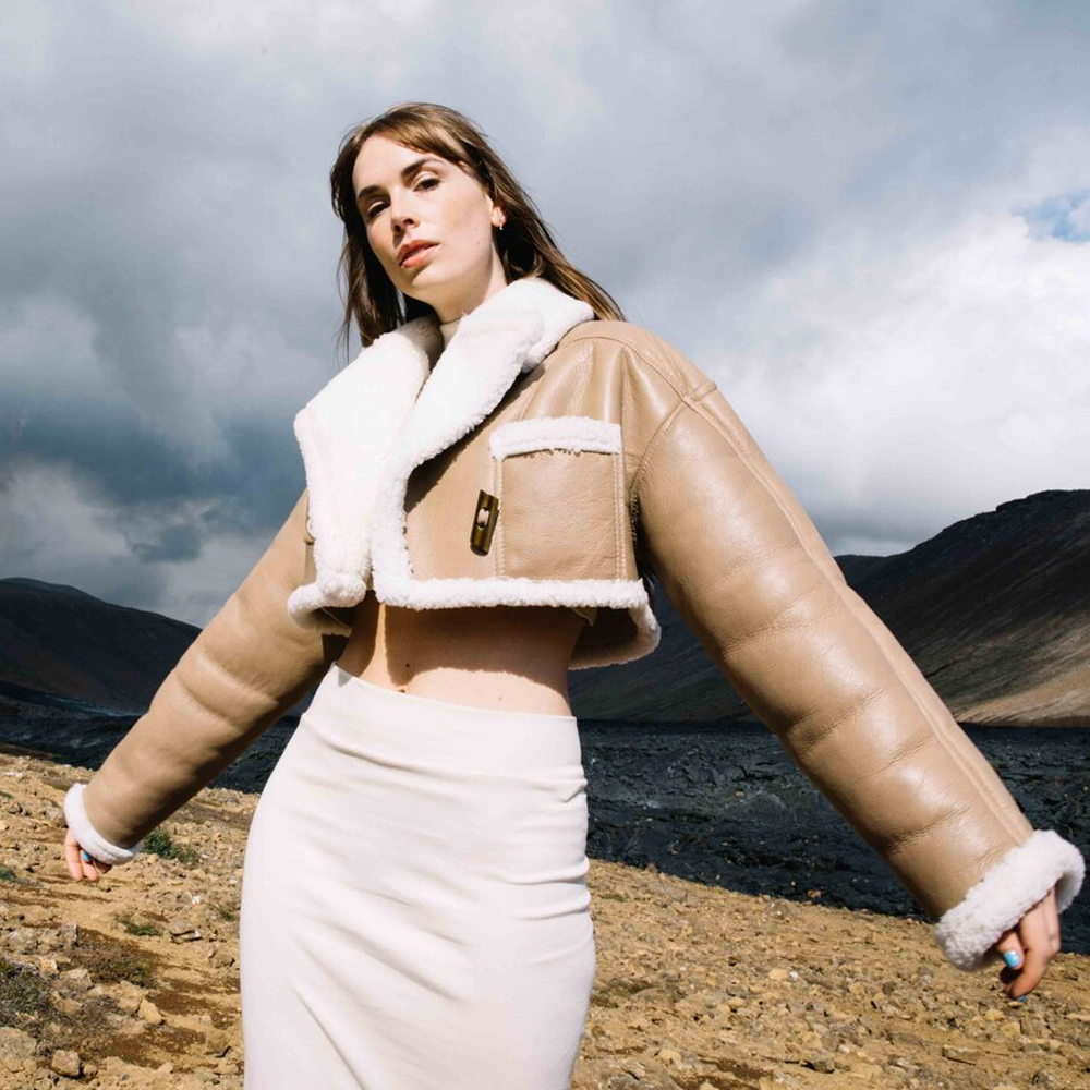 Women’s "Midnight Flight" B3 | Premium Sheepskin Leather | Faux Fur Lined Bomber Aviator Jacket | Full Grain Apparel