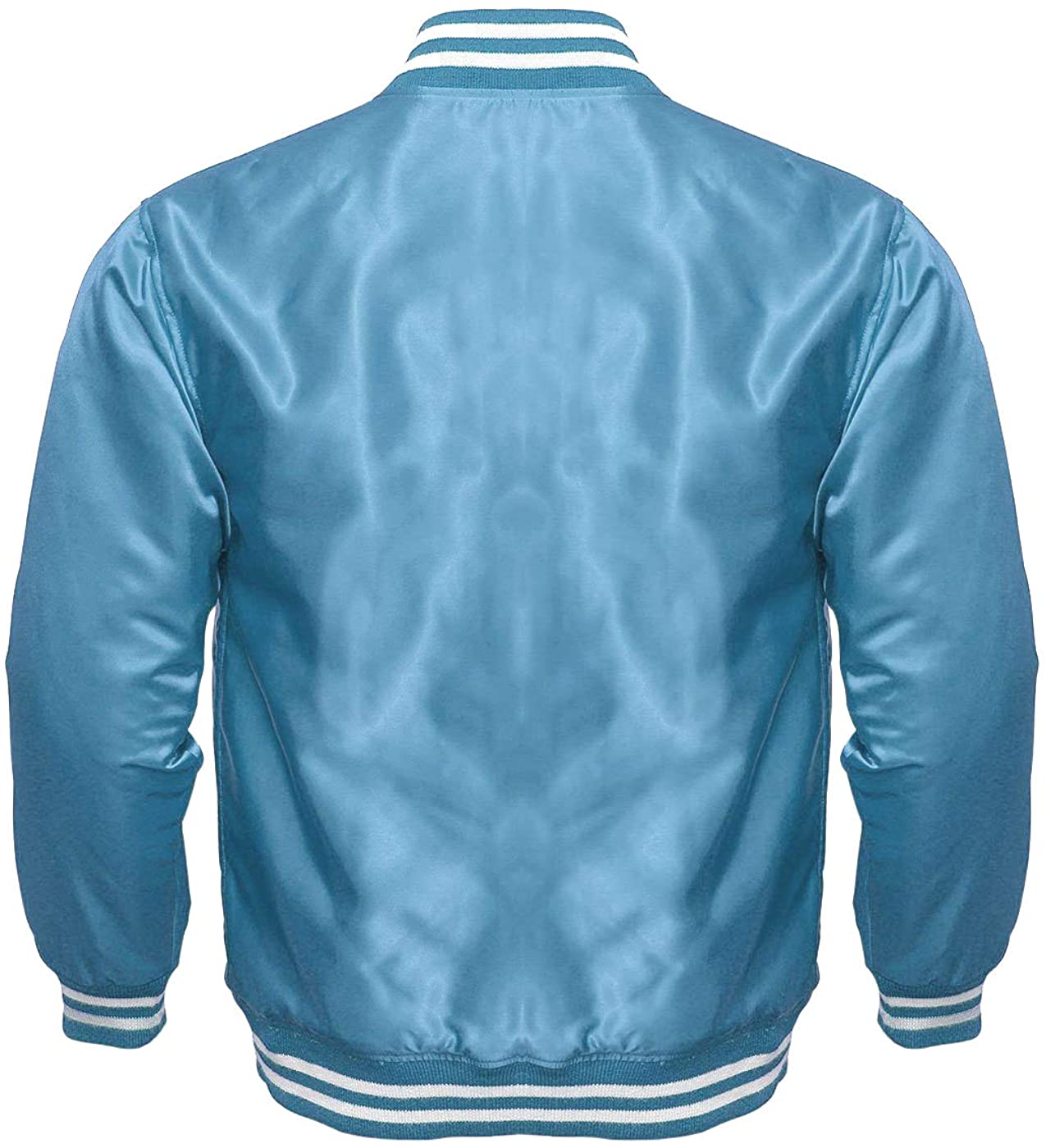 Men’s Varsity Letterman Satin Baseball Bomber Jacket | Vintage Retro | Full Grain Apparel