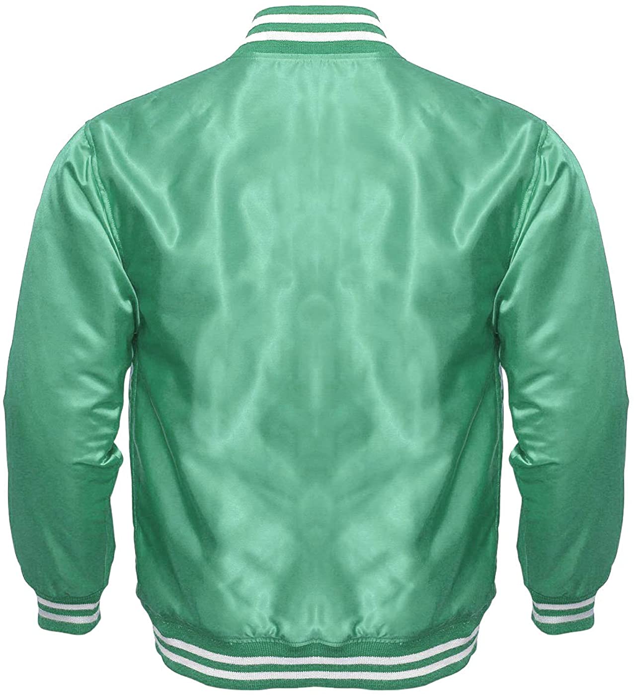 Men’s Varsity Letterman Satin Baseball Bomber Jacket | Vintage Retro | Full Grain Apparel
