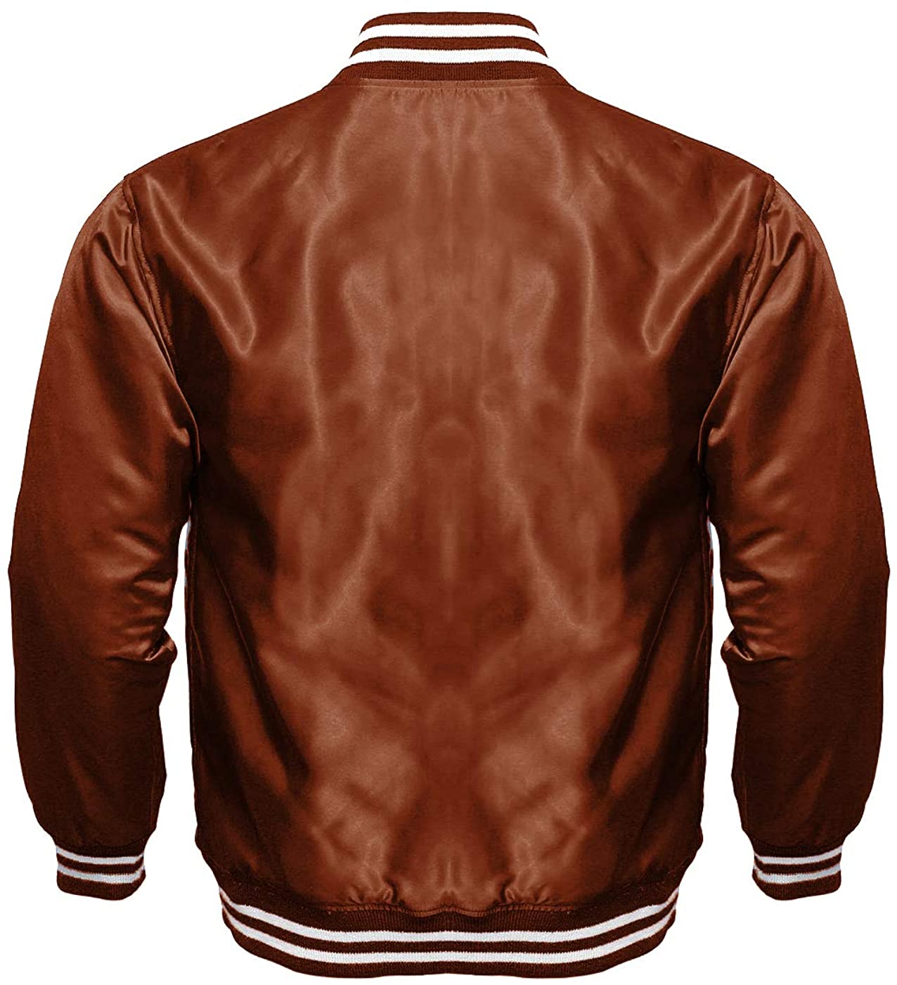 Men’s Varsity Letterman Satin Baseball Bomber Jacket | Vintage Retro | Full Grain Apparel
