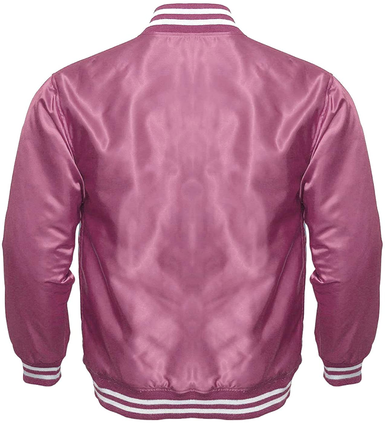 Men’s Varsity Letterman Satin Baseball Bomber Jacket | Vintage Retro | Full Grain Apparel