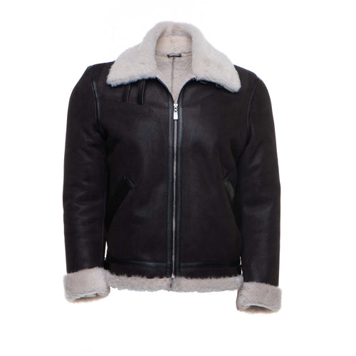 Men's Hampton’s Classic Brown Bomber Aviator | Spanish Merino | Full Grain Apparel