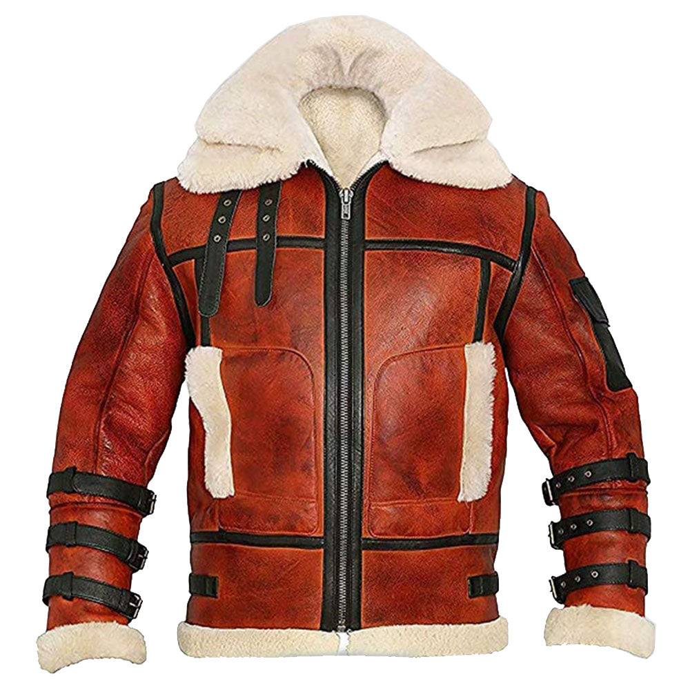 Men’s B6 Waxed Two-Tone RAF Bomber Jacket | Rugged Heritage Standard | Full Grain Apparel