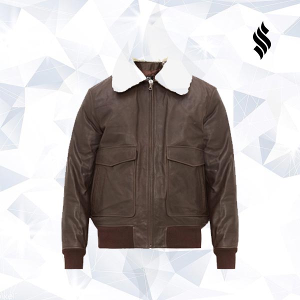 The "Apex" Aviator Leather Bomber | Dual-Style Removable Collar | Full Grain Apparel