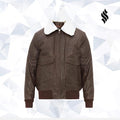 The "Apex" Aviator Leather Jacket | Dual-Style Modular Design | Full Grain Apparel