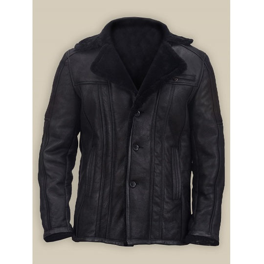 Men’s Aviator B16 Shearling Bomber Jacket | Full Grain Apparel