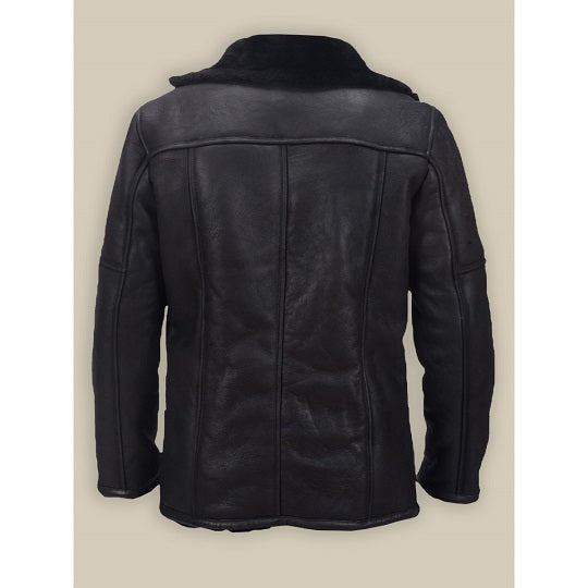 Men’s Aviator B16 Shearling Bomber Jacket | Full Grain Apparel