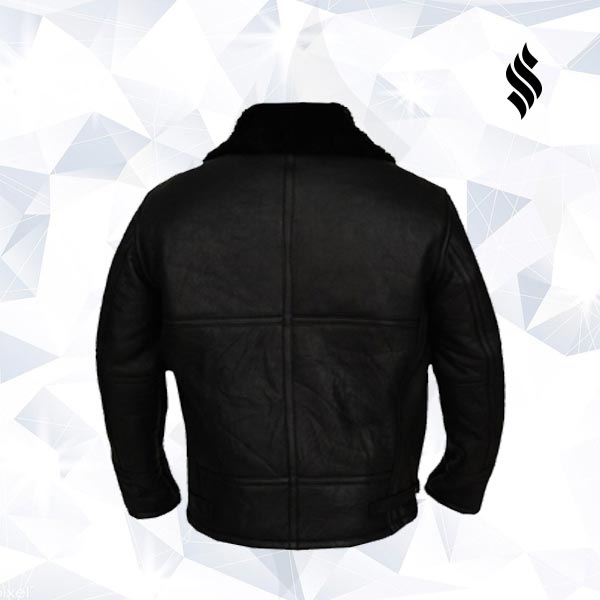 Men’s B-3 Aviator Bomber Leather Jacket | The "Sky-King" Heritage | Full Grain Apparel