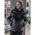 Men’s B3 Classic Shearling Sheepskin Bomber Jacket | Motorcycle Style | Full Grain Apparel