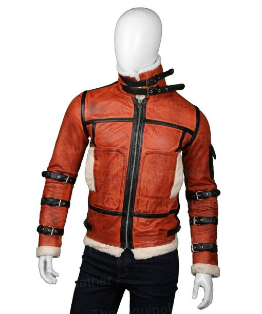 Men’s B6 RAF Aviator Sheepskin Waxed Jacket | Full Grain Apparel