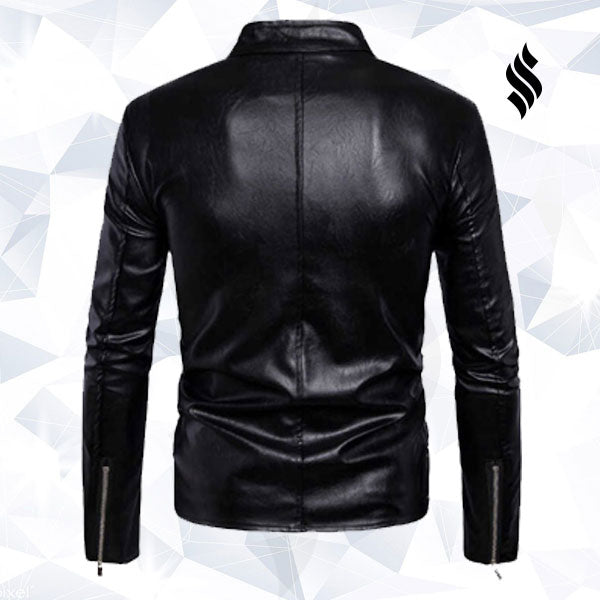 La "Metropolitana" | Chaqueta de cuero clásica para hombre | Prenda de cuero de grano completo