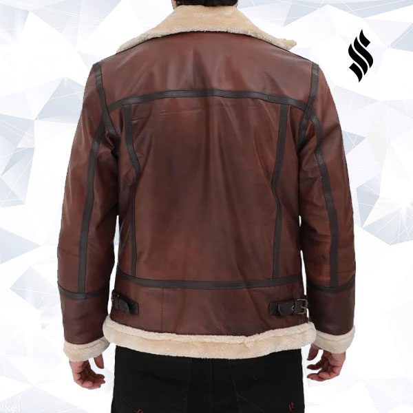 The "Mitchel" Brown B-3 Bomber | Heritage Aviator Edition | Full Grain Apparel