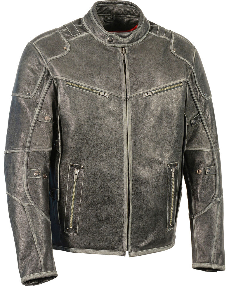 Men’s Vintage Distressed Triple Vented Jacket | Heritage Air-Flow Outerwear | Full Grain Apparel