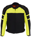 Men’s Mesh Racing Jacket with Removable Rain Jacket | Dual-Phase Performance Outerwear | Full Grain Apparel