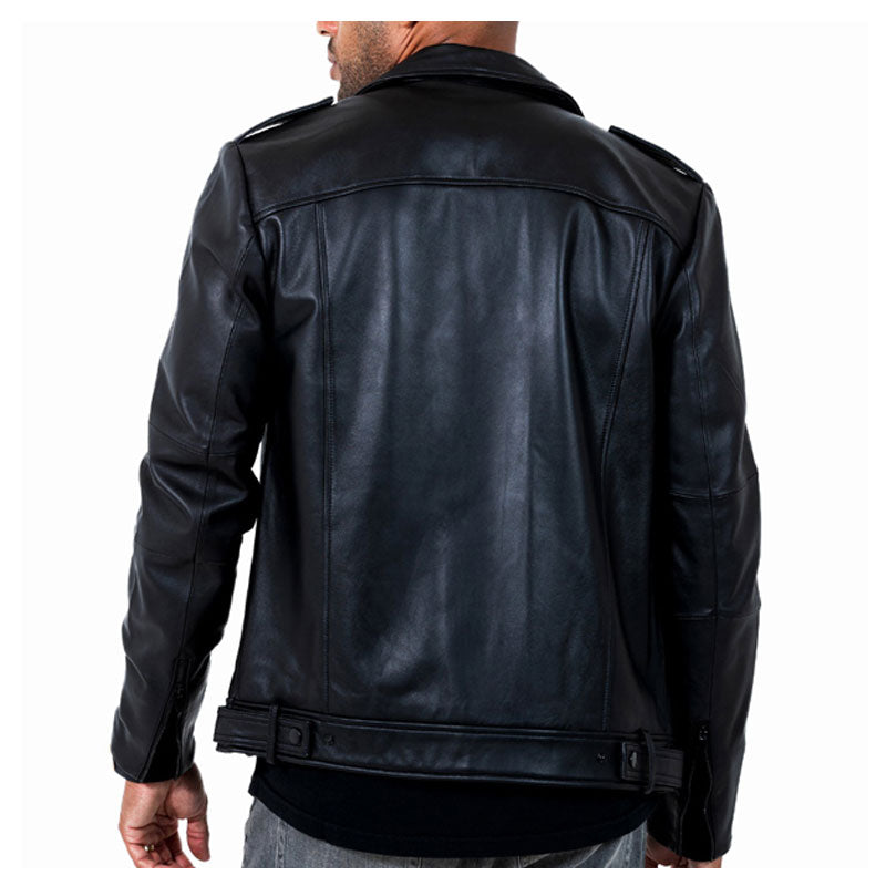 Men’s Phantom Leather Moto Jacket | Stealth Tactical Outerwear | Full Grain Apparel