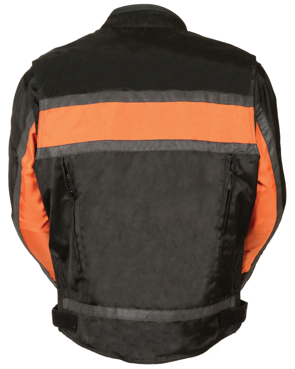 Men’s Reflective Stripe Racer Jacket | High-Visibility Speed Outerwear | Full Grain Apparel